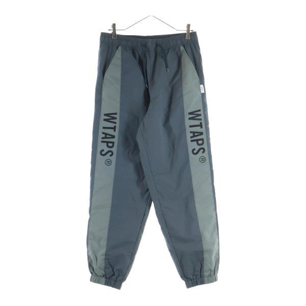 WTAPS ダブルタップス 25SS サイドロゴナイロンパンツ グレー 251CWDT-PTM07