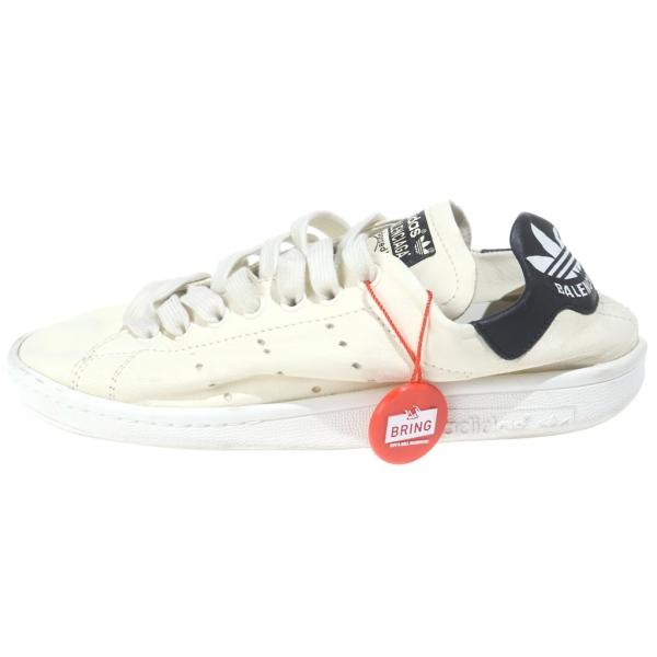 バレンシアガ ×adidas STAN SMITH アディダス スタンスミス ダメージ加工 レザー ...