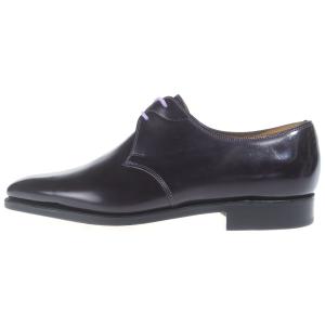 JOHN LOBB ジョンロブ ×Paul Smith Willoughby 8000 ポールスミス 別注 パープルステッチ レザー ドレス ビジネス シューズ ブラック