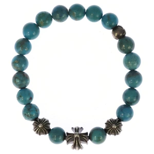 CHROME HEARTS クロムハーツ 8mm BEAD ビーズブレス ビーズブレスレット ターコ...