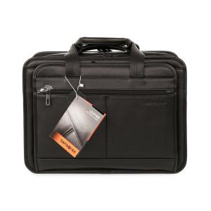 samsonite サムソナイト ビジネスバッグ LEATHER BUSINESS CASES 43118-1041 メンズ ブリーフケース エクスパンダブル｜shopcarves