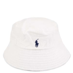 Polo Ralph Lauren ポロラルフローレン バケットハット 455938465 LINEN BUCKET-HAT レディース メンズ 帽子 DECKWASH WHITE ホワイト｜shopcarves