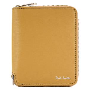 Paul Smith ポールスミス 財布 メンズ 二つ折り M1A-6702-ISTRGS ラウンドファスナー 62 BEG BEIGE ベージュ