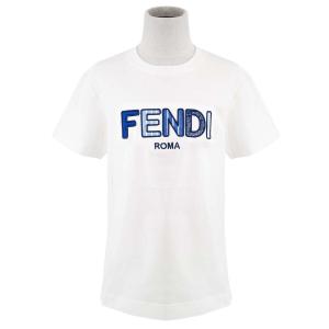 FENDI フェンディ 半袖Tシャツ JFI252 7AJ T-SHIRT JERSEY TINTO キッズ 子供用 F0TU9 WHITE ホワイト｜shopcarves