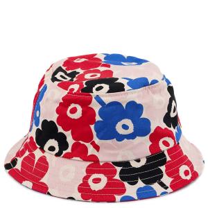 バケットハット marimekko マリメッコ 091991 MAKIKAURA UNIKKO HAT レディース 女性 ハット ウニッコ 395 UNIKKO ブルー×レッド｜shopcarves