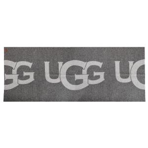 UGG アグ マフラー 18769 LOGO SCARF レディース 女性 ウール 大判 ストール LIGHT GREY M ライトグレー｜shopcarves
