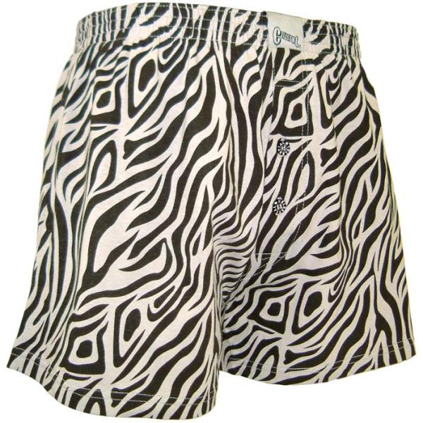 メンズ ニットトランクス ゼブラ柄 動物柄 [セレスティアル] 可愛い おしゃれ インナー