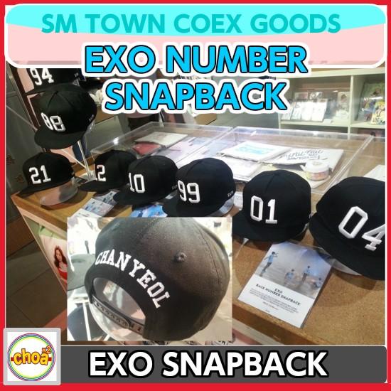 EXO NUMBER SNAPBACK [SM TOWN COEX GOODS] - EXO 公式グ...