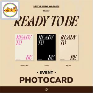 TWICE READY TO BE / 12TH MINI ALBUM 全3種中1種 ランダム  WITHMUU 特典ホログラムフォトカード付き｜shopchoax2