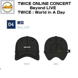 TWICE BALL CAP [TWICE ONLINE CONCERT Beyond LIVE TWICE: World in A Day GOODS] 公式グッズ｜shopchoax2