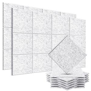 YOPIN 吸音材 200kg/m3 高密度 吸音ボード 吸音対策 室内装飾 楽器 消音 騒音 防音 30cm×30cm 手軽にDIY 難燃 防