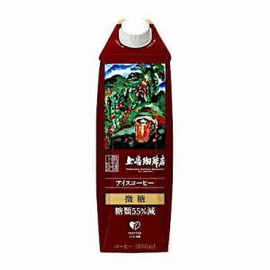 送料無料 上島珈琲店 アイスコーヒー 微糖 UCC 1000ml 紙パック 12本入×2ケース