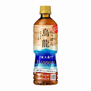 送料無料 にっぽん烏龍 ポッカサッポロ 525ml ペット 24本入×2ケース