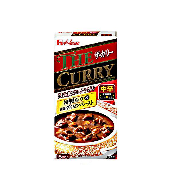 送料無料 ザ カリー中辛 ハウス 140g ルウ 80個