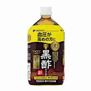 送料無料 マインズ 黒酢ドリンク ミツカン 1L(1000ml)ペット 6本×2