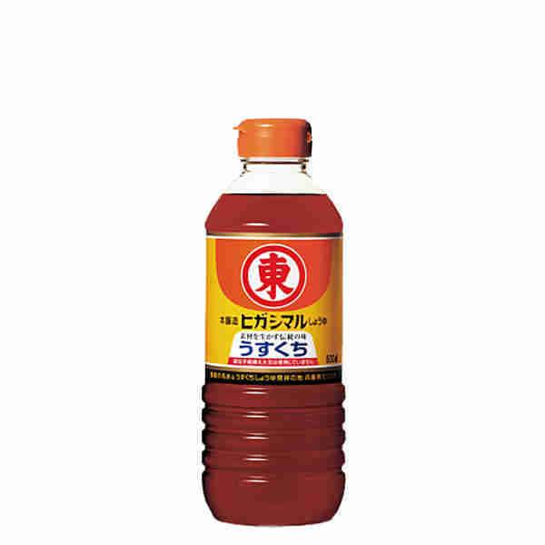 送料無料 うすくちしょうゆ ヒガシマル 500ml 12本入