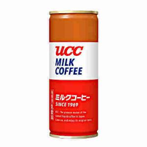 送料無料 ミルクコーヒー UCC 250g 缶 30本×2ケース
