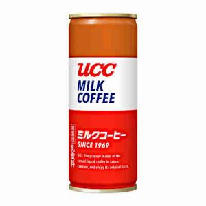 送料無料 ミルクコーヒー UCC 250g 缶 30本入