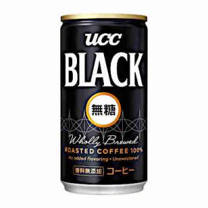 送料無料 BLACK ブラック 無糖 UCC 185g 缶 30本入｜shopdaihei