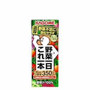 送料無料 野菜一日これ一本 カゴメ 200ml パック 24本入｜shopdaihei