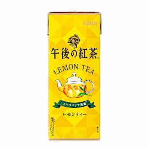 送料無料 午後の紅茶 レモンティー 250ml紙パック LLスリム 24本×2ケース