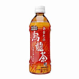 送料無料　あなたの烏龍茶　サンガリア　500ml　ペット　24本入