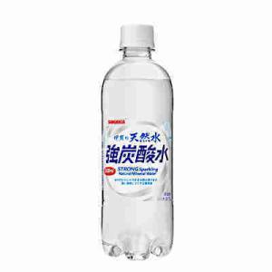 送料無料 伊賀の天然水 強炭酸 サンガリア 500ml 24本入