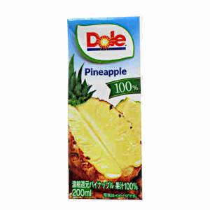 送料無料 ドール Ｄｏｌｅ パイナップル 200ml 紙パック 18本入×2ケース