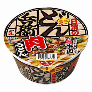 送料無料 ミニ 日清のどん兵衛 肉うどん 12個入り 日清食品