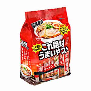 送料無料 これ絶対うまいやつ 背脂醤油 日清食品 3食パック 9個入