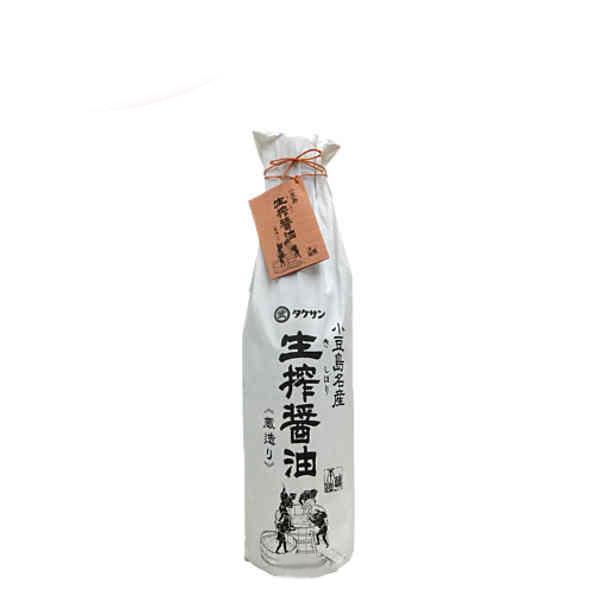 送料無料 小豆島名産 生搾醤油 タケサン 1.8L 瓶 6本入