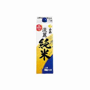 送料無料 白鶴 淡麗純米 白鶴酒造 1800ml パック 6本入