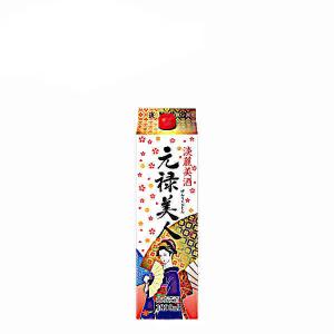 送料無料 元禄美人 合同酒精 1800ml(1800ml) パック 6本入