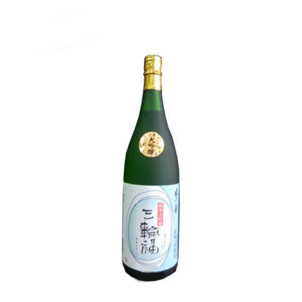 送料無料 三輪福 大吟醸 米の華 井坂酒造 1.8L 瓶