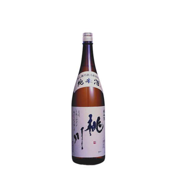 送料無料 桃川 純米酒 桃川本店 1.8L 瓶