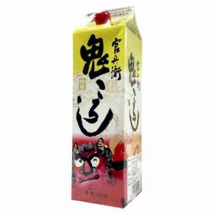 送料無料 官兵衛 鬼ころし 日新酒類 1800ml パック 6本入