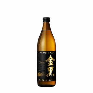 送料無料 本格芋焼酎 金黒 25度 アサヒ 900ml 瓶 バラ売り｜shopdaihei