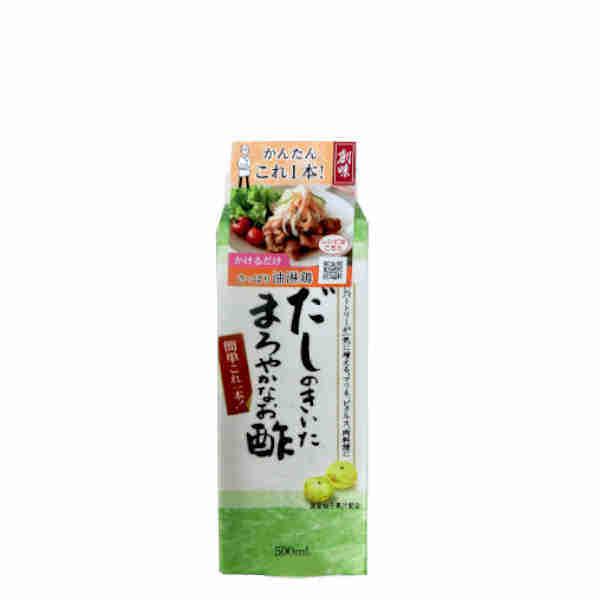送料無料 だしのきいた まろやかなお酢 創味食品 500ml パック 6本入