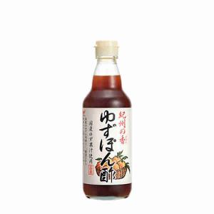 送料無料 紀州の香 ゆずぽん酢 ハグルマ 360ml 12本入