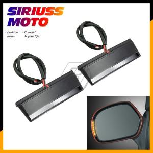 バイク バーエンドミラー 22mm LED ハンドルバー エンドリアビュー