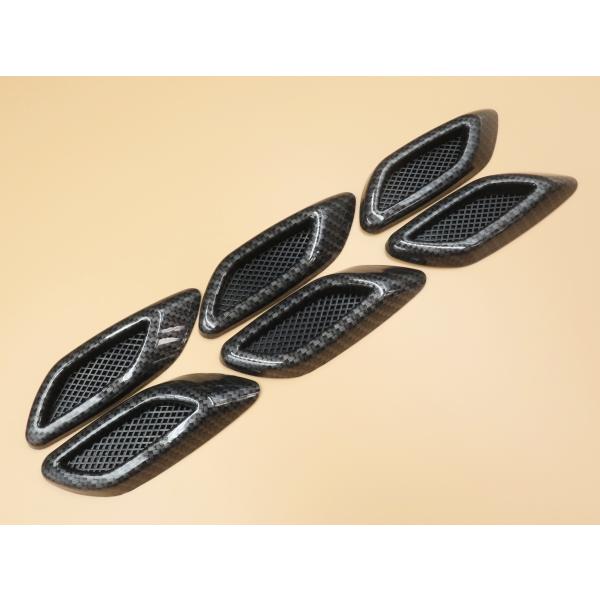 カーボン サイド フェンダー 3連 ダクト 汎用 Z33Z34KF8KF2FD2ND ZC6ZN6 ...