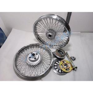 YB125SPスポーク ワイドサイズ ホイールセット（アルミ・シルバー