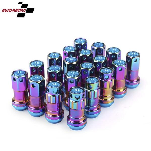 ホイールナット 車 R40 スタイル 44mm 鋼 M12x1.5 1.25 20個 ロック レーシ...