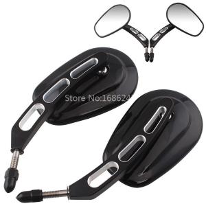 オーバルタイプ ミラー ハーレー用 ストリートボブ FXDB