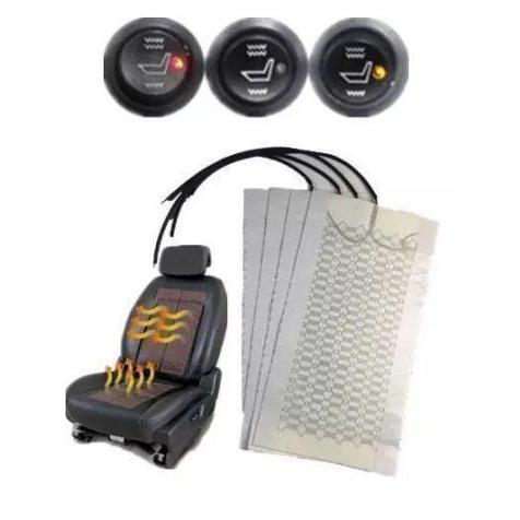 シートヒーター 12V  汎用 ホットシート ヒートシーター 後付 シートヒーター スイッチ付