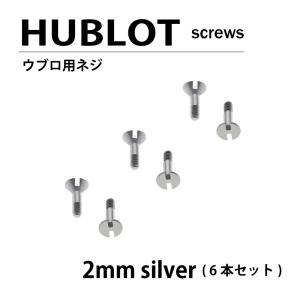 送料無料 HUBLOT ウブロ 用 ネジ 2mm 6本セット ベゼル / 時計部品 時計ネジ