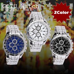 メンズ 腕時計 時計 シンプル プライベート ビジネス フォーマル ブラック ホワイト プレゼント 2カラー ET-GOTUWATCH