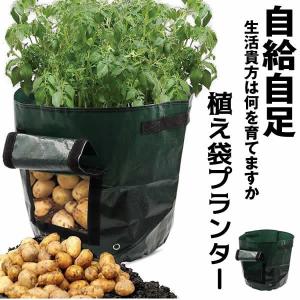 植え袋 プランター フェルト 45x35cm 丸い布鉢 不織布植木鉢