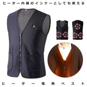 ヒーターベスト Lサイズ 内蔵 銀行マン御用達 冬