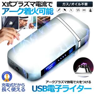 電子ライター usb プラズマ ライター 小型 充電式 ガスオイル不要 防風 軽量 薄型 点火用 プレゼント  ARKLLRE-SV｜shopeast